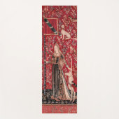 Lady and Unicorn Medieval Tapestry Touch Yogamat (Voorkant)