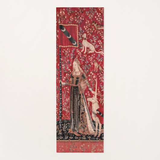 Lady and Unicorn Medieval Tapestry Touch Yogamat (Voorkant)