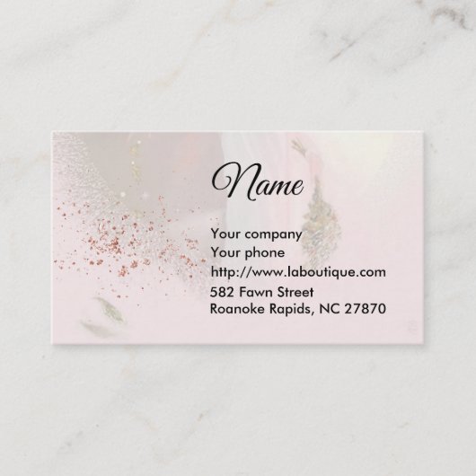 Lady Angel Visitekaartje (Voorkant)