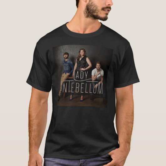 Lady Antebellum Music Band Singer T-shirt (Voorkant)