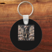 Lady Art # 2 Sticker Sleutelhanger (Voorkant)