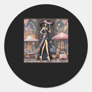 Lady Art # 4 Sticker