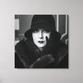 Lady Art Deco, by Natasha Us   Canvas Afdruk (Voorkant)