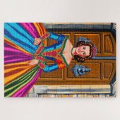 Lady Art Legpuzzel (Horizontaal)