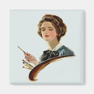 Lady Artist Magneet
