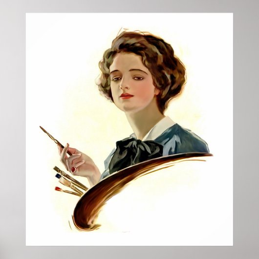 Lady Artist Poster (Voorkant)