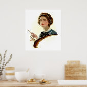 Lady Artist Poster (Keuken)