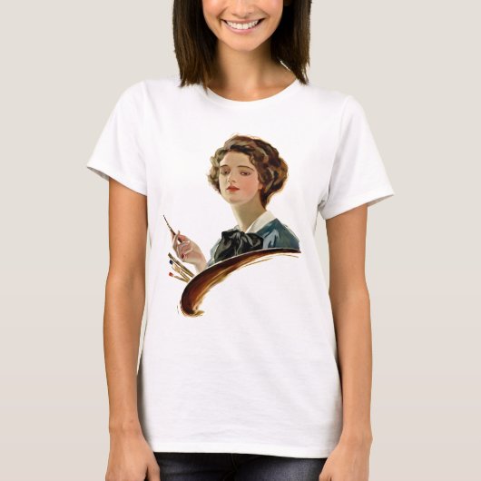 Lady Artist T-shirt (Voorkant)