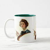 Lady Artist Tweekleurige Koffiemok (Links)