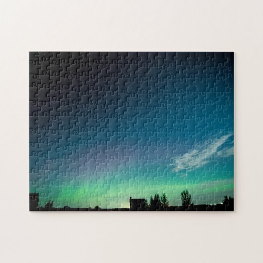 "Lady Aurora" Noorderlicht Legpuzzel (Horizontaal)