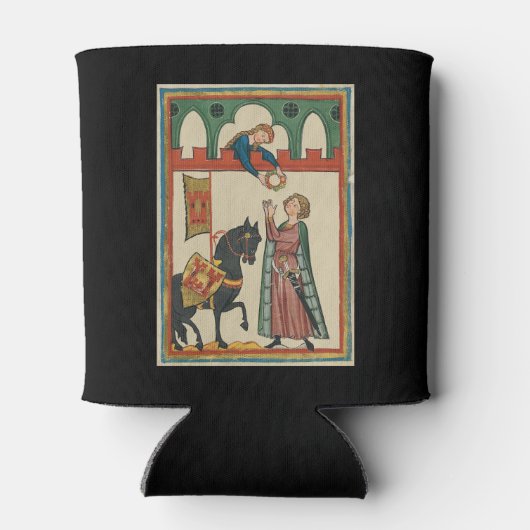 Lady Award ridder A Garland, 14e eeuw Blikjeskoeler (Achterkant)