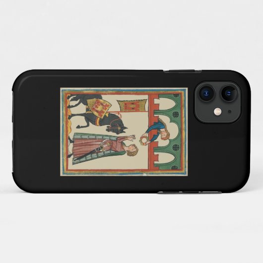 Lady Award ridder A Garland, 14e eeuw Case-Mate iPhone Case (Achterkant (horizontaal))