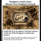  Lady Barok Lijst Sepia CW9R Decoupage Tissuepapier