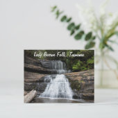 Lady Barron Herfsten Waterfall Tasmania Australië Briefkaart (Staand voorkant)