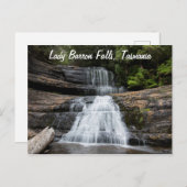 Lady Barron Herfsten Waterfall Tasmania Australië Briefkaart (Voorkant / Achterkant)