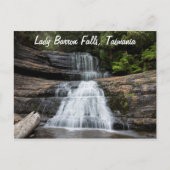 Lady Barron Herfsten Waterfall Tasmania Australië Briefkaart (Voorkant)