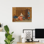Lady & Bath - Gerardus Duyckinck Fine Art Poster (Thuiskantoor)