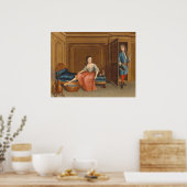 Lady & Bath - Gerardus Duyckinck Fine Art Poster (Keuken)