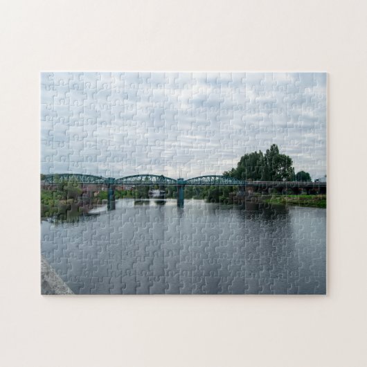 Lady Bay Bridge over de rivier Trent, Nottingham Legpuzzel (Horizontaal)