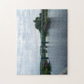Lady Bay Bridge over de rivier Trent, Nottingham Legpuzzel (Verticaal)