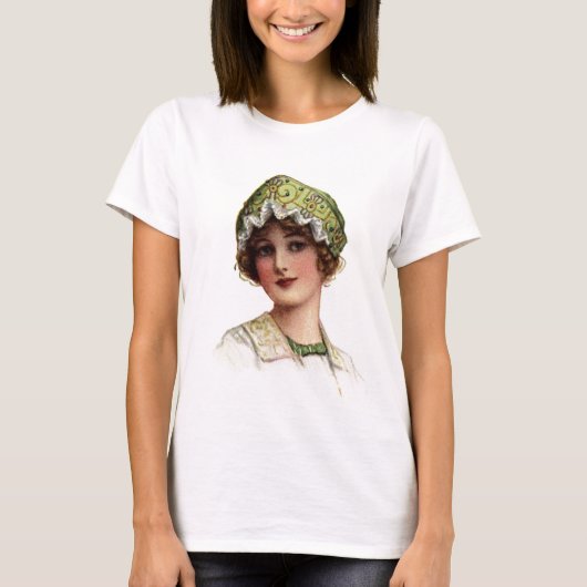  Lady Bead en Lace Bonnet T-shirt (Voorkant)
