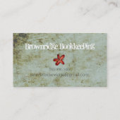 Lady Beauful Eye Hair Grunge Visitekaartje (Achterkant)