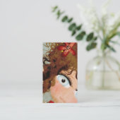 Lady Beauful Eye Hair Grunge Visitekaartje (Staand voorkant)