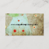 Lady Beauful Eye Hair Grunge Visitekaartje (Achterkant)