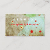 Lady Beauful Eye Hair Grunge Visitekaartje (Achterkant)