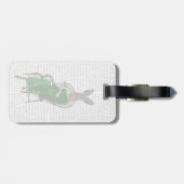 Lady Bella Rabbit met Tea 2 Bagagelabel (Achterkant horizontaal)