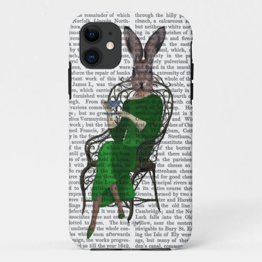 Lady Bella Rabbit met Tea 2 Case-Mate iPhone Case (Achterkant)