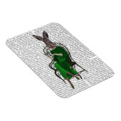 Lady Bella Rabbit met Tea 2 Magneet (Rechterzijde)