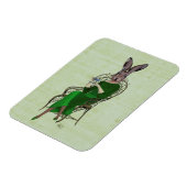 Lady Bella Rabbit met Tea 4 Magneet (Linkerzijde)