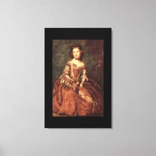 Lady Betty Hamilton', Sir_Portraits Canvas Afdruk (Voorkant)