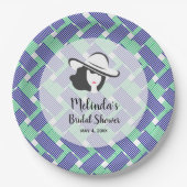 Lady Big Pet Derby Vrijgezellenfeest Papieren Bordje (Voorkant)