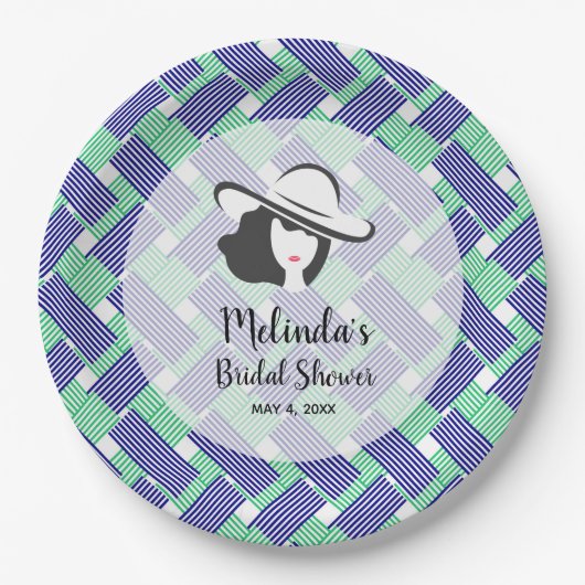 Lady Big Pet Derby Vrijgezellenfeest Papieren Bordje (Voorkant)