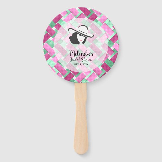 Lady Big Pet op Stripes Derby Handwaaier (Voorkant)