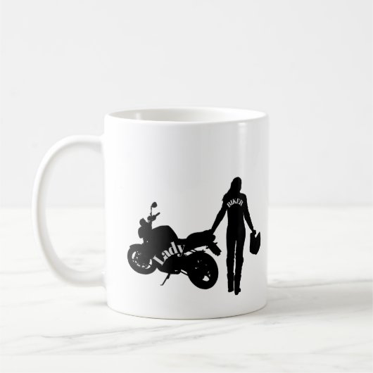 Lady BIKER  Koffiemok (Links)