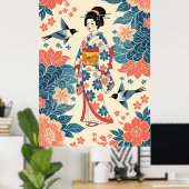 Lady Bingata Poster (Thuiskantoor)