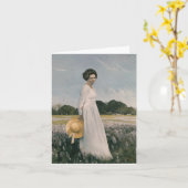 Lady Bird Johnson - Aaron Shikler (1978) Kaart (Gele Bloem)