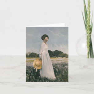 Lady Bird Johnson - Aaron Shikler (1978) Kaart