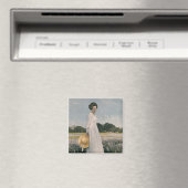 Lady Bird Johnson - Aaron Shikler (1978) Magneet (Insitu (Vaatwasser))