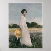 Lady Bird Johnson - Aaron Shikler (1978) Poster (Voorkant)