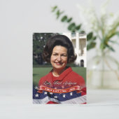 Lady Bird Johnson, First Lady of the U.S. Briefkaart (Staand voorkant)