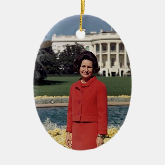 Lady Bird Keramisch Ornament (Voorkant)