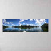 Lady Bird Lake Panorama - Austin - Texas Poster (Voorkant)