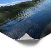 Lady Bird Lake Panorama - Austin - Texas Poster (Hoek)