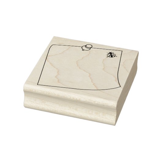 Lady Bird, Post IT Journal Lijst, Rubberstempel (Stempel)