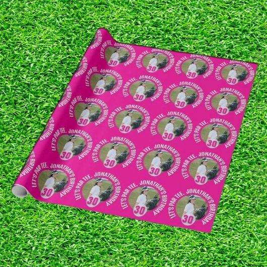 Lady Birthday Bash en Golf Fun Cadeaupapier