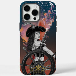 Lady Black Corsair iPhone 16 Pro Max Hoesje